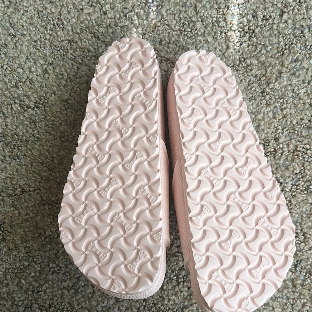 Birkenstock Light Pink Slide Sandals - Picture 3 of 4